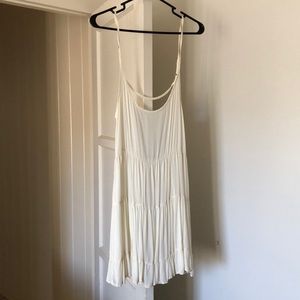 Brandy Melville Flowy White Dress